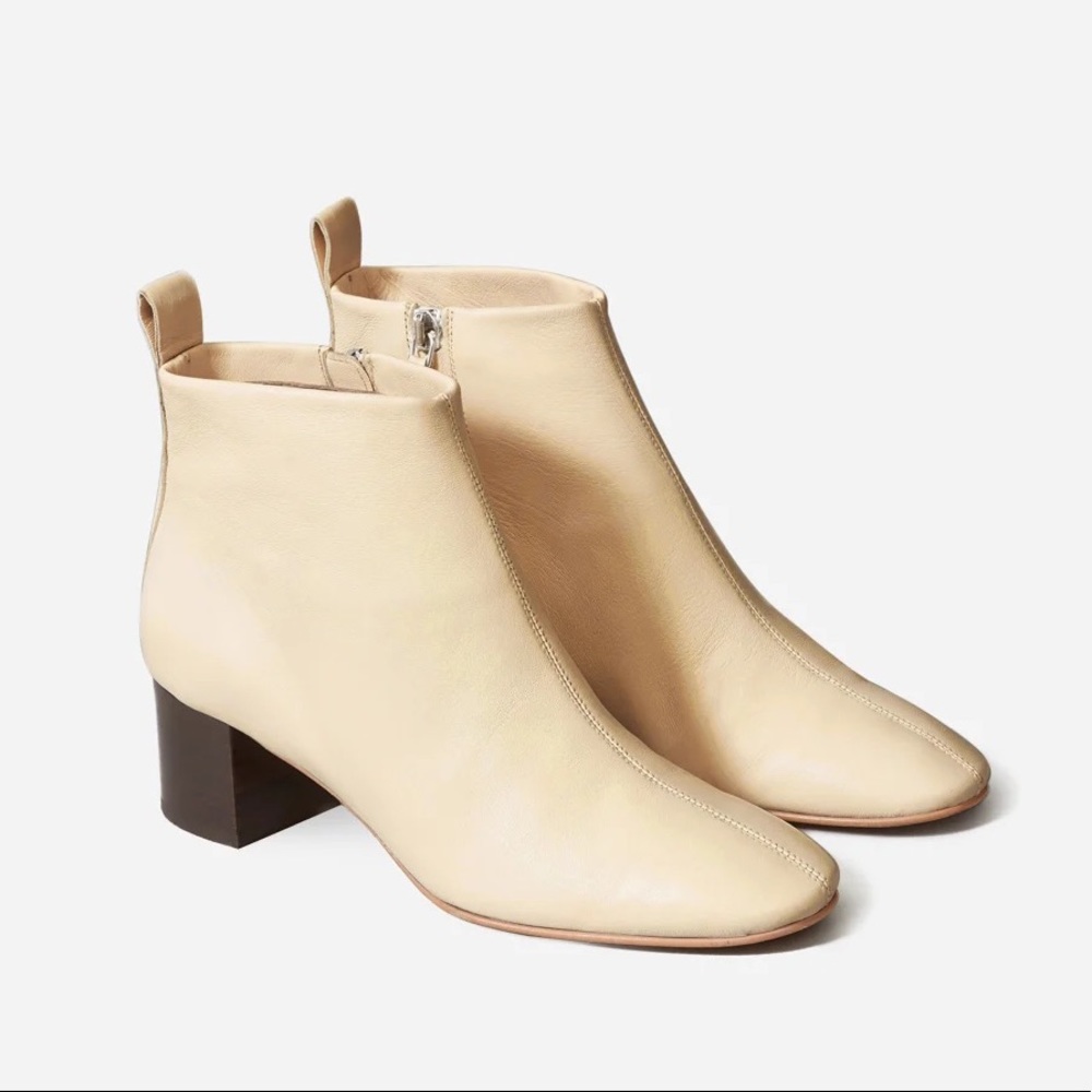 Everlane The Day Boot in Ecru